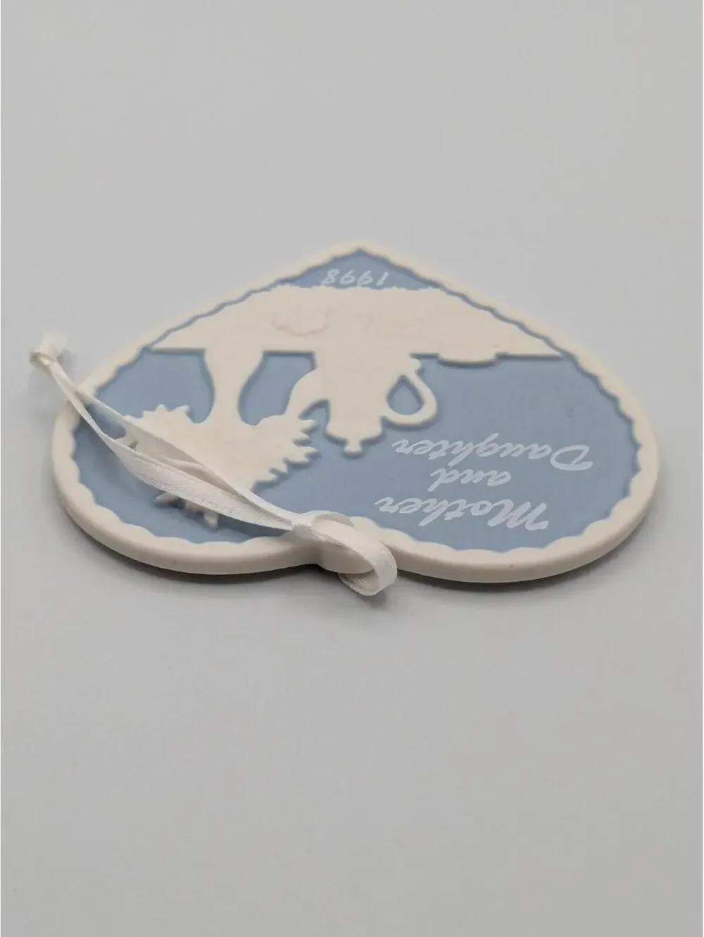 Hallmark Keepsake Mother and Daughter 1998, Vintage Porcelain Christmas Ornament